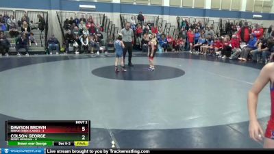 54 lbs Semis (4 Team) - Jayceon Moore, Perry Meridian vs Brantley Lee, Indian Creek (large)