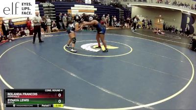 190 lbs. Cons. Round 4 - Rolanda Francois, Marshfield vs Synaya Lewis, Battle