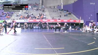 138 lbs Quarters & 1st Wb (16 Team) - Sophia Ball, Aurora vs Gabby Bradigan, Elmira College