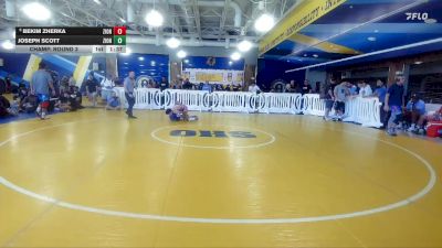 132 lbs Champ. Round 3 - Joseph Scott, Archbishop vs Bekim Zherka, SOT / DOZ