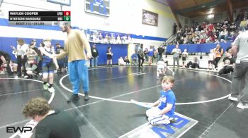 58 lbs Quarterfinal - Waylon Cooper, Sperry Wrestling Club vs Stetson Basquez, Berryhill Wrestling Club