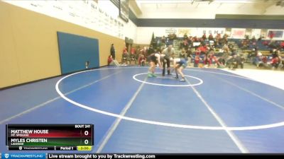 150 lbs Quarterfinal - Myles Christen, Lakeside vs Matthew House, Mt. Spokane