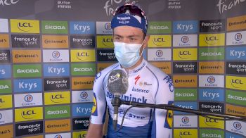 Post-Stage: Rémi Cavagna Earns Most Combative (FRENCH)