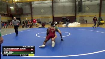 165 lbs 7th Place Match - Marcus Espinoza-Owens, Viewmont vs Cade Ziola, Skutt Catholic