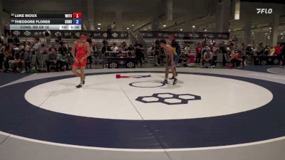61 kg Cons. Rd Of 16 - Luke Rioux, Warrior Regional Training Center vs Theodore Flores, Cliff Keen Wrestling Club