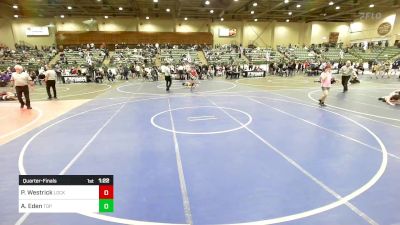 109 lbs Quarterfinal - Philip Westrick, Lockwood WC vs Aj Eden, Top Fuelers