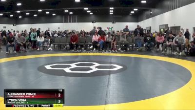 112 lbs Semis & 1st Wrestleback (8 Team) - Alexander Ponce, Legacy National Team vs Lydon Vega, Indiana Outlaws