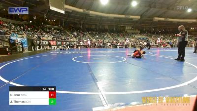 80 lbs Round Of 16 - Nathan Cruz, Scrap Yard Training vs John Thomas, OCRTC