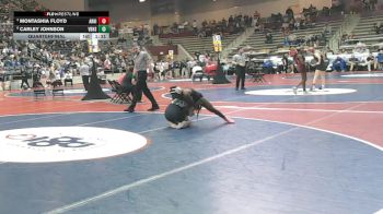 5A 115 lbs Quarterfinal - Montashia Floyd, Arkansas High vs Carley Johnson, VAN BUREN HIGH SCHOOL