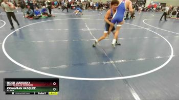 157 lbs Cons. Round 2 - Rider Ludrosky, Quest School Of Wrestling vs Kawayran Vazquez, Florida