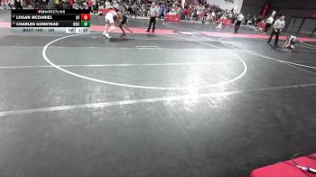 140 lbs Cons. Round 2 - Logan McDaniel, Wrestling Factory vs Charles Gonstead, Mayville Wrestling Club
