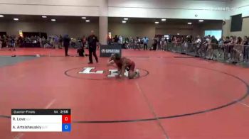 170 kg Quarterfinal - Rodrick Love, Illinois vs Adrian Artsisheuskiy, Elite Wrestling Academy