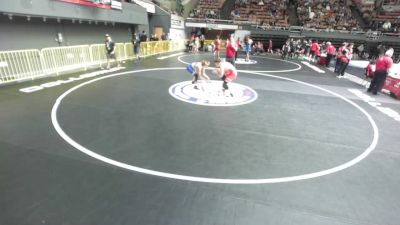 138 lbs Champ. Rd Of 32 - Jonah Rusca, Reedley High School Wrestling vs Israel Lucas, El Rancho High School Wrestling