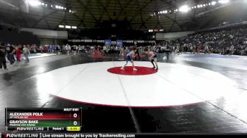 106 lbs Cons. Semi - Alexander Polk, UP Outlaw WC vs Grayson Bake, Freeman Mat Dawgs