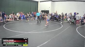 66 lbs Cons. Round 2 - Easton Crosby, Lexington Youth Wrestling vs Coltyn Brewer, Mighty Warriors Wrestling Acad