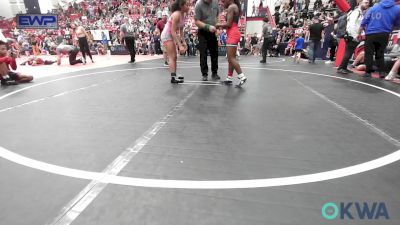 117 lbs 3rd Place - Nyree Coburn, Gameface Acadamy vs Nyzia Burney, Maize Wrestling Club