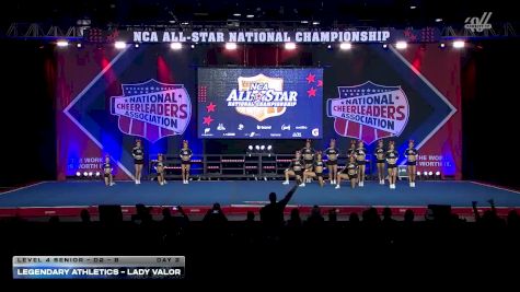 Legendary Athletics - Lady Valor [2026 L4 Senior - D2 - B Day 2] 2026 NCA All-Star National Championship