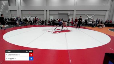 132 lbs C-8 #1 - Kale Stephenson, North Carolina vs Brandon Higgins, Georgia