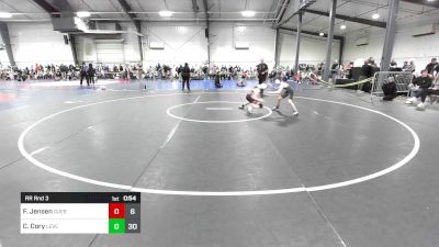 80 lbs Rr Rnd 3 - Finn Jensen, Guerrilla Wrestling Academy vs Christian Cory, Level Up Wrestling Center - (A)