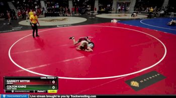 138 lbs Cons. Round 1 - Colton Kainz, West Bend vs Garrett Wittek, Anoka