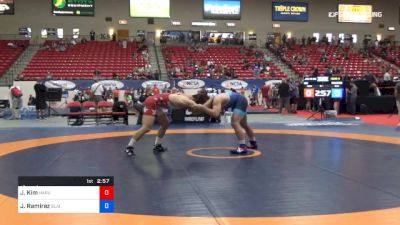 74 kg Cons 4 - Joshua Kim, Harvard vs Julian Ramirez, Blairstown Wrestling Club