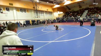 106 lbs Round 2 - Andrew Andrade, Northwest Christian HS vs Chris Caldera, Winslow