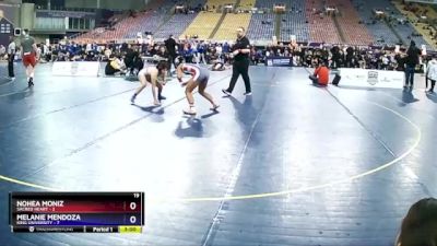 116 lbs Quarters & 1st Wb (16 Team) - Melanie Mendoza, King University vs Nohea Moniz, Sacred Heart