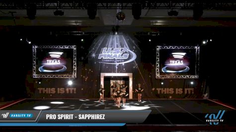 Pro Spirit - SAPPHIREZ [2021 L2.1 Junior - PREP 2] 2021 The U.S. Finals: Grapevine