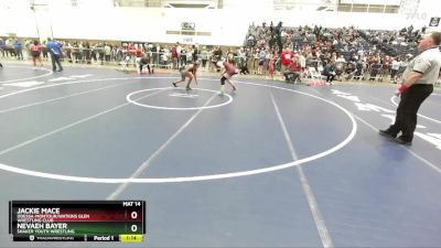 125 lbs Cons. Round 3 - Nevaeh Bayer, Shaker Youth Wrestling vs Jackie ...