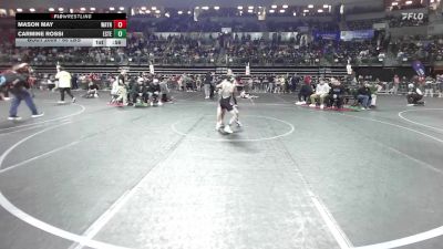 65 lbs Round Of 32 - Mason May, Wayne vs Carmine Rossi, Este Built WC