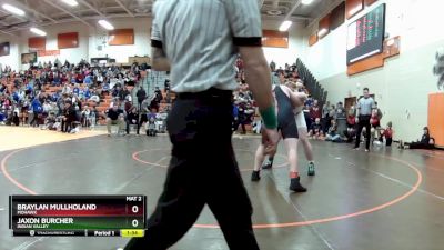 215 lbs Semifinal - Jaxon Burcher, Indian Valley vs Braylan Mullholand, Mohawk