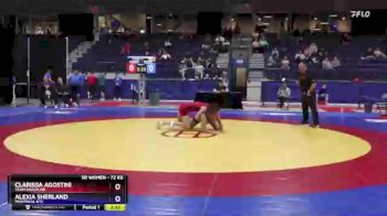 72 kg Quarterfinal - Clarissa Agostini, Team Discipline vs Alexia Sherland, Montreal NTC