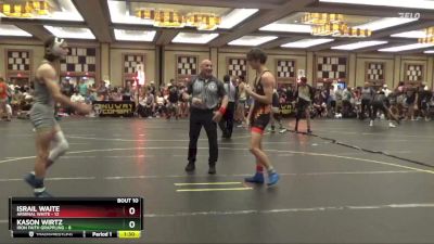 138 lbs Finals (8 Team) - Israil Waite, Arsenal White vs Kason Wirtz, Iron Faith Grappling