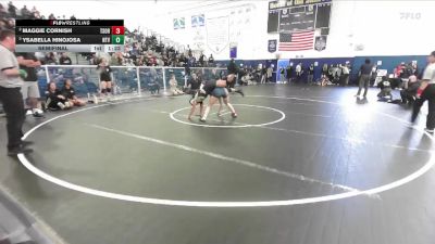 115 lbs Semifinal - Ysabella Hinojosa, Northview vs Maggie Cornish, Tesoro