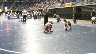 75 lbs Round Of 16 - Ember Wilson, Forest Hills vs Selah Zeoli, Greensburg Salem