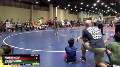 95 lbs Round 3 - Bennett Becnel, Raider Wrestling Club vs Andrew Whitted, Unattached