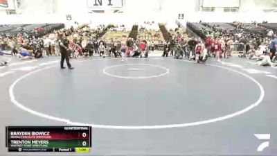 65 lbs Quarterfinal - Brayden Ibowicz, Revolution Elite Wrestling vs Trenton Meyers, Whitney Point Wrestling