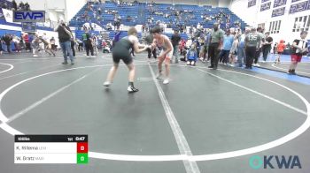 100 lbs Consolation - Knox Rillema, Lexington Wrestling Club vs Walker Gratz, Madill Takedown