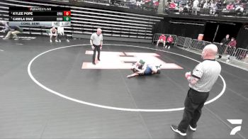 5A 170 lbs Cons. Semi - Kylee Pope, Springville vs Camila Diaz, Bonneville