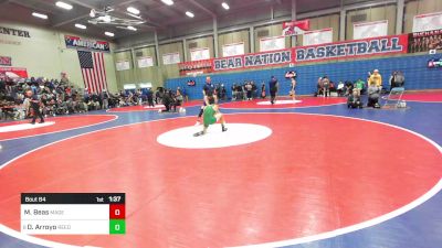 140 lbs Round Of 32 - Malaky Beas, Madera South vs David Arroyo, Reedley