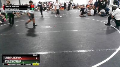 285 lbs Placement (4 Team) - Landon Jackson, Reverence United Black vs Zane Taliaferro, Storm Wrestling Center A