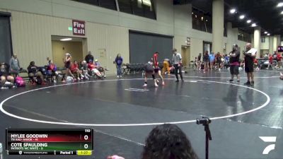 110 lbs Round 5 (6 Team) - Mylee Goodwin, TN AAU- Havok vs Cote Spaulding, Patriots WC White