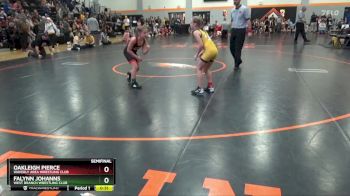 B-5 lbs Semifinal - Oakleigh Pierce, Waverly Area Wrestling Club vs Falynn Johanns, West Branch Wrestling Club