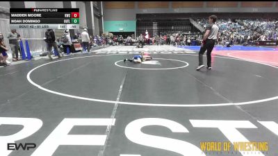 61 lbs Quarterfinal - Madden Moore, Keystone Wrestling Club vs Noah Domingo, Outlaws Wrestling Club