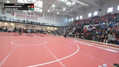 190 lbs Semifinals (8 Team) - Teagan Gratkowski, Smyrna vs Jeremiah Heath, Caesar Rodney