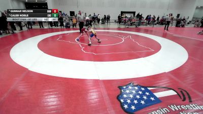 67 lbs 1st Place Match - Gunnar Nelson, No Nonsense Wrestling vs Caleb Noble, Lancaster Wrestling Club