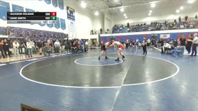 215 lbs Semifinal - Jackson Holman, Sandpoint vs Zane Smith, Post Falls