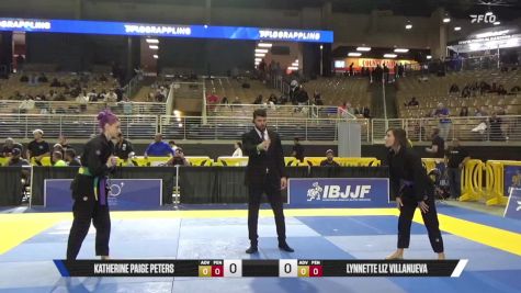 Lynnette Liz Villanueva vs Katherine Paige Peters 2025 Pan Jiu Jitsu IBJJF Championship