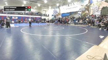 106 lbs Cons. Semi - Cruz Knopp, Lakeland vs Lucas Atkinson, Caldwell