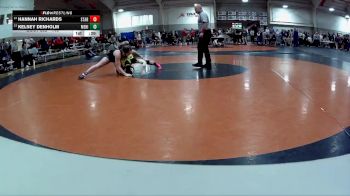 140 lbs Cons. Round 5 - Hannah Richards, Start High School vs Kelsey Denholm, Medina Highland